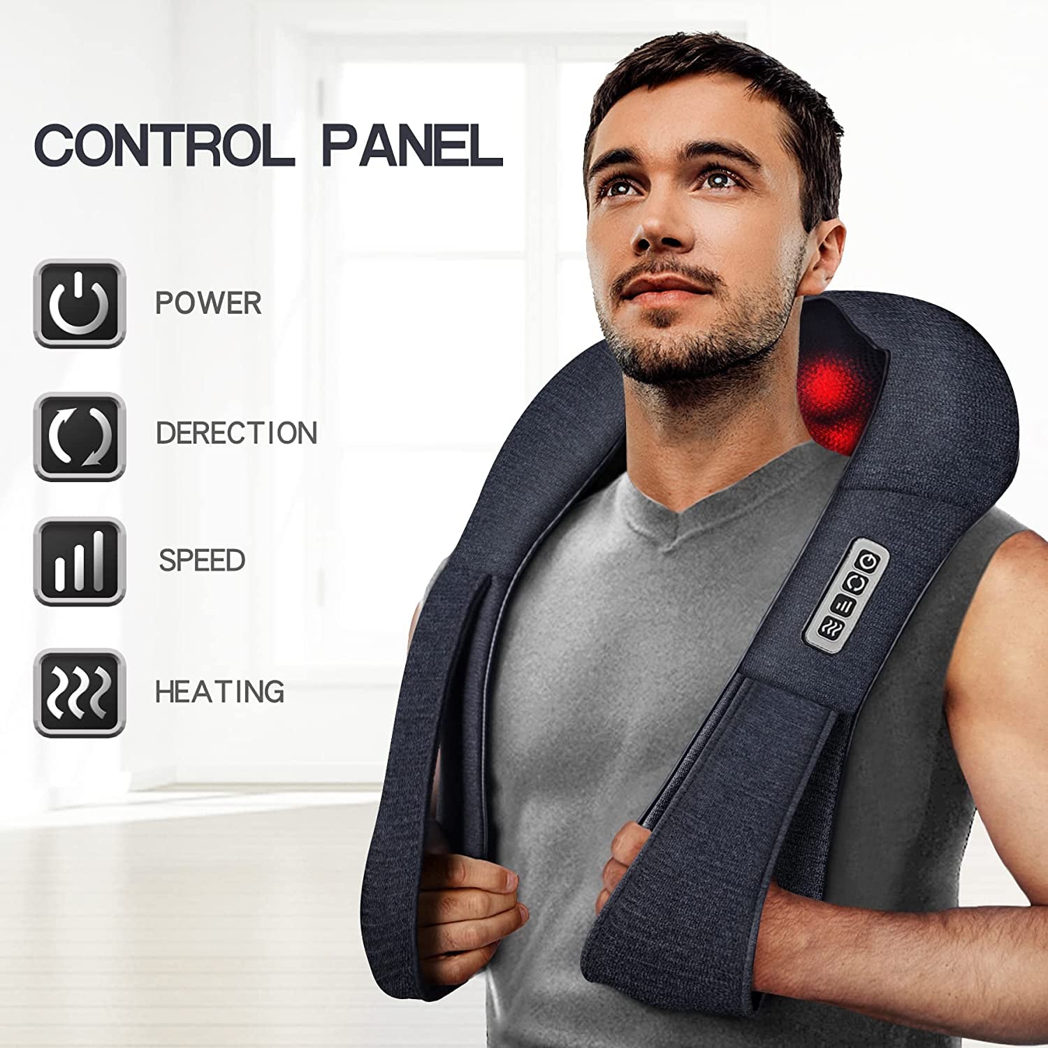 Pain Relieving Thermotherapy Neck and Back Massager