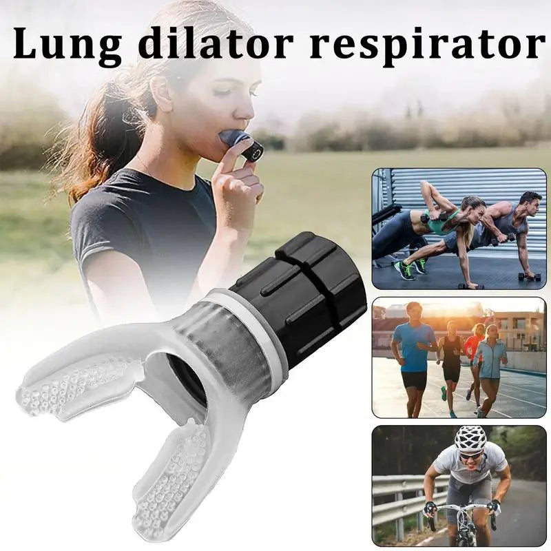 Sports Breathing Trainer with Adjustable Intensity